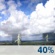 Wednesday: A 40 percent chance of showers and thunderstorms, mainly after 2pm.  Mostly sunny, with a high near 88.